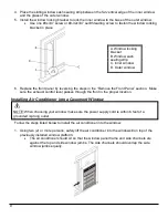 Предварительный просмотр 13 страницы Koldfront CAC10000W Owner'S Manual