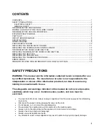 Предварительный просмотр 2 страницы Koldfront TWR327ESS Service Manual