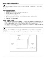 Предварительный просмотр 8 страницы Koldfront WTC12001W Owner'S Manual