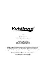 Предварительный просмотр 8 страницы Koldfront WTCSLV Assembly Instructions Manual