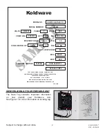 Предварительный просмотр 2 страницы Koldwave KWV-20 Setup, Operation, And Maintenance Manual