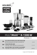 Koliber MULTIMAX Premium Series Instruction Manual & Warranty preview