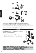 Предварительный просмотр 12 страницы Koliber Premium KH-FP0830PBP-SS-2 Instruction Manual & Warranty