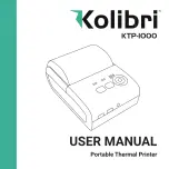 Preview for 1 page of Kolibri KTP-1000 User Manual