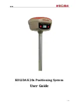 Kolida K20s User Manual preview