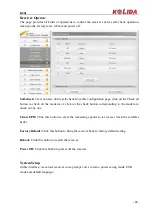 Preview for 38 page of Kolida K20s User Manual