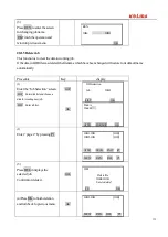 Preview for 131 page of Kolida KTS-442UT Series Manual