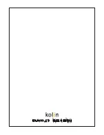 Preview for 63 page of Kolin DLT-3212M User Manual