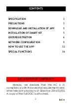 Preview for 2 page of Kolin EU-OSK103 User Manual