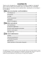 Preview for 3 page of Kolin KAG-110RSINV User Manual