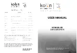 Kolin KDM-20LES User Manual preview