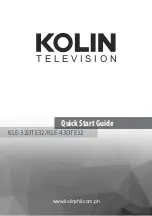 Kolin KLE-32DTE32 Quick Start Manual preview