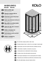 Preview for 1 page of KOLO AKORD RKPG 80 Installation Manual