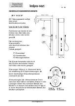 Preview for 52 page of Kolpa-san EURUS 1500 2F Manual