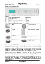 Preview for 27 page of Kolpa Kolpa-san  Series Instructions For Installation And Use Manual