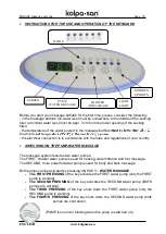 Preview for 37 page of Kolpa Kolpa-san  Series Instructions For Installation And Use Manual