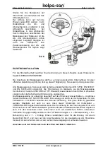 Preview for 53 page of Kolpa Kolpa-san  Series Instructions For Installation And Use Manual