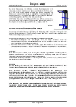 Preview for 57 page of Kolpa Kolpa-san  Series Instructions For Installation And Use Manual