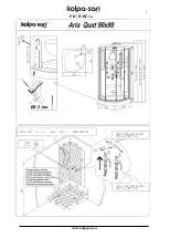 Предварительный просмотр 2 страницы Kolpa Kolpa-San ZEPHYR 1680 3F Manual