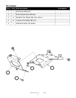 Preview for 3 page of Kolpin Outdoors 25-1270 Assembly & Owners Manual