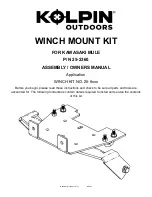 Preview for 1 page of Kolpin Outdoors 25-2360 Assembly & Owners Manual