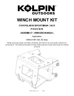 Preview for 1 page of Kolpin Outdoors 25-3410 Assembly & Owners Manual