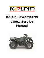 Kolpin Powersports 180?? Service Manual preview
