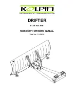 Kolpin DRIFTER 10-0550 Owners Manual And Assembly preview