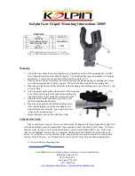 Kolpin Gear Grips 20085 Mounting Instructions предпросмотр