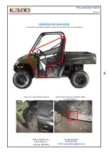 Preview for 4 page of Kolpin POLARIS RANGER 800 XP 4x4 Installation Instructions Manual