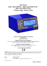 Preview for 1 page of Kolver EDU 2AE/TOP/NT Manual