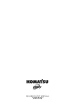 Предварительный просмотр 234 страницы Komatsu Utility 15001 Operation & Maintenance Manual