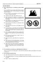 Preview for 38 page of Komatsu Utility 69001 Operation & Maintenance Manual