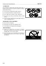 Preview for 52 page of Komatsu Utility 69001 Operation & Maintenance Manual