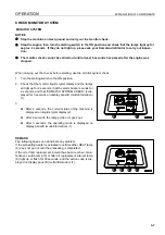 Preview for 61 page of Komatsu Utility 69001 Operation & Maintenance Manual