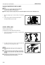 Preview for 98 page of Komatsu Utility 69001 Operation & Maintenance Manual