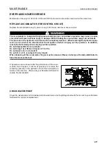 Preview for 249 page of Komatsu Utility 69001 Operation & Maintenance Manual