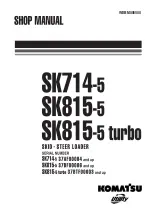 Preview for 1 page of Komatsu Utility SK714-5 Shop Manual