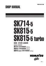 Preview for 3 page of Komatsu Utility SK714-5 Shop Manual