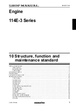 Preview for 71 page of Komatsu 114E-3 Series Shop Manual