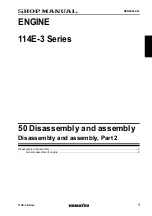 Preview for 309 page of Komatsu 114E-3 Series Shop Manual