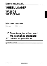 Preview for 190 page of Komatsu 75001 Shop Manual