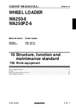 Preview for 262 page of Komatsu 75001 Shop Manual