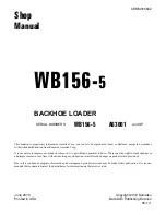 Komatsu A63001 Shop Manual preview