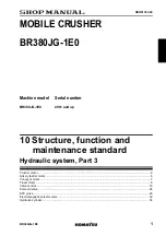 Preview for 144 page of Komatsu BR380JG-1E0 Shop Manual