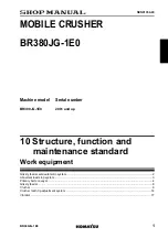 Preview for 179 page of Komatsu BR380JG-1E0 Shop Manual