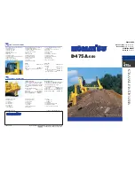 Preview for 1 page of Komatsu D475A-5E0 Brochure