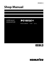 Komatsu ecot3 PC160LC-8 Shop Manual preview
