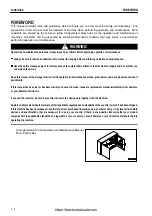 Предварительный просмотр 3 страницы Komatsu GALEO BR550JG-1 Operation & Maintenance Manual