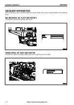 Предварительный просмотр 9 страницы Komatsu GALEO BR550JG-1 Operation & Maintenance Manual